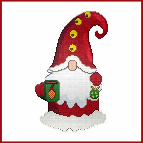 Santa Gnomes with Mug & Ornament