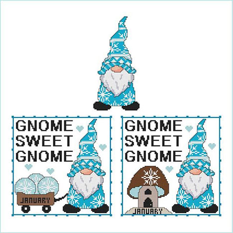 A Year Of Gnomes - January