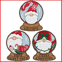 Christmas Snow Globes - Set 3