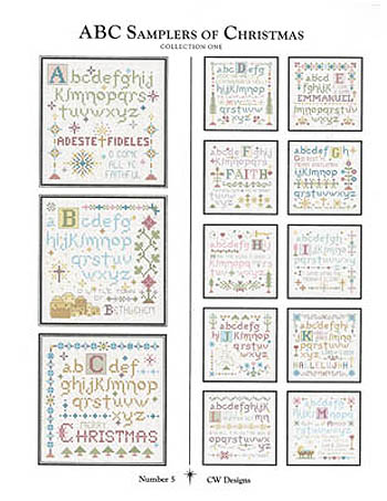 ABC Samplers of Christmas 1