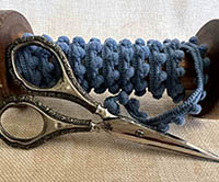 Memphis Blues Pom Pom from Dames of the Needle