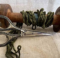 New Year's Collards Chenille from Dames of the Needle