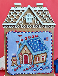 4th of July - American Gingerbread House