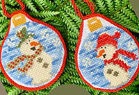 Snowman & Snowlady