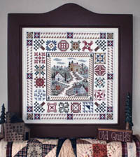 Quilt Sampler XVIII-Road To A Friend's House