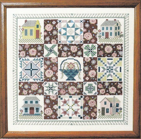 Quilt Sampler XXI - Rose Garden Cottages