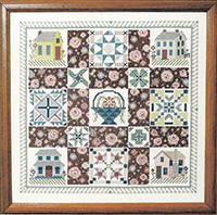 Quilt Sampler XXI - Rose Garden Cottages