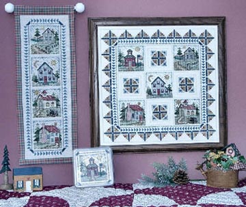 Quilt Sampler IV - Log Cabin Fever Blocks