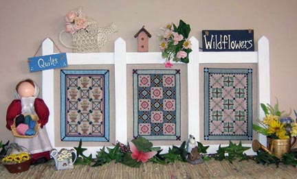 Picket Fence Amish Garden Trio Quilts