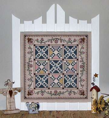 Garden Gate Quilt VI - Windmill