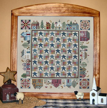 Quilt Sampler XIII - Village Gameboard Sampler