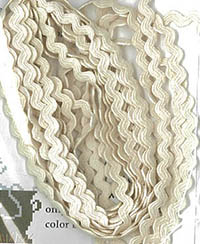 Mad Hatter's Tea Towel 1/4 Rick Rack