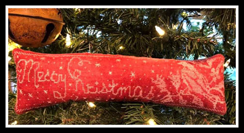 Merry Christmas Pin Pillow