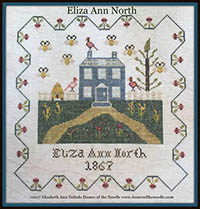Eliza Ann North Sampler 1867