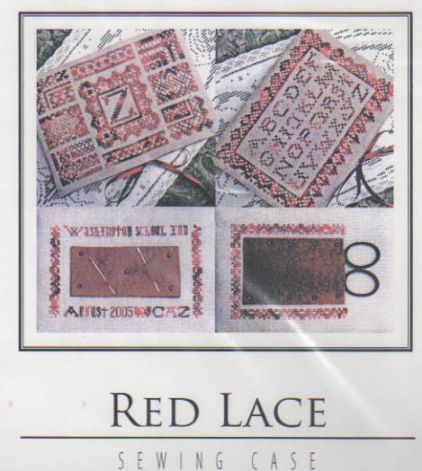 Red Lace Needlebook