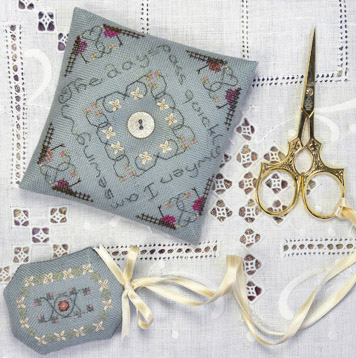 When I Am Sewing - Pin Pillow & Fob