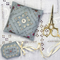 When I Am Sewing - Pin Pillow & Fob