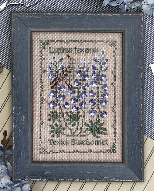 Botanical Stitches - Texas Bluebonnet