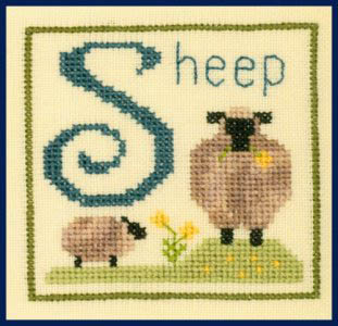 Alphabet Series - S Is For Sheep