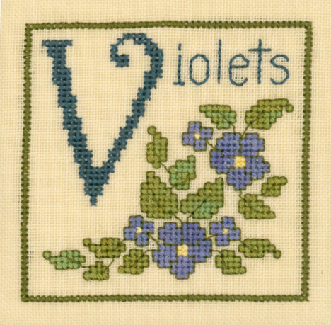 Alphabet Series - V Is For Violets
