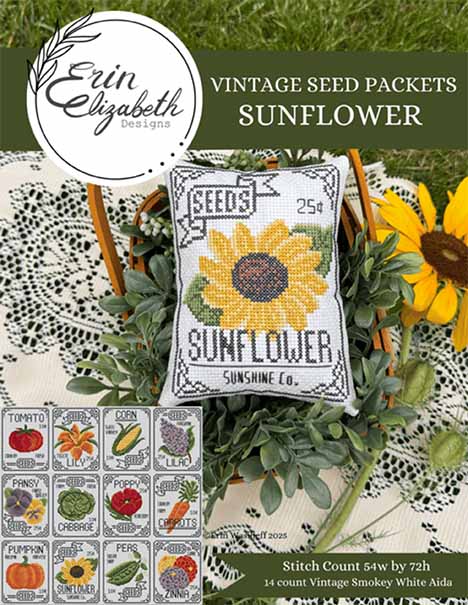 Vintage Seed Packs - Sunflower