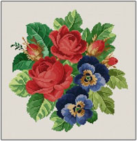 Roses & Pansies