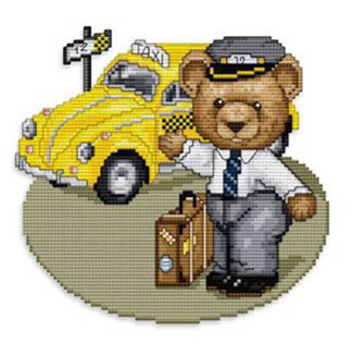 Bears at Work - Taxi Driver