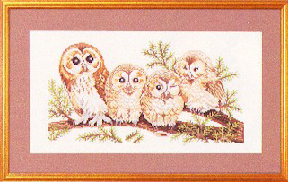 Four Charming Owls Kit