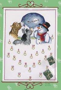 Snowman/Animals Christmas Calendar Kit