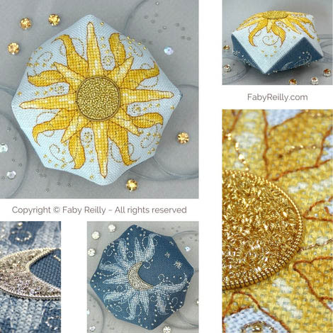Sun & Moon Biscornu