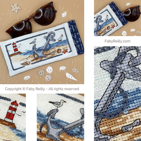 Anchored in Sand Glasses Case