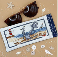 Anchored in Sand Glasses Case