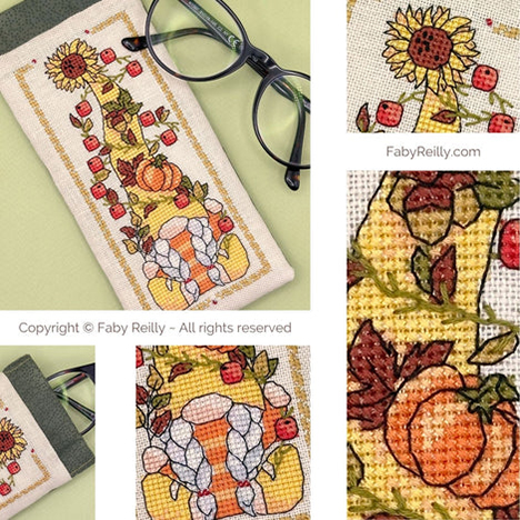 Thanksgiving Gnome Glasses Case