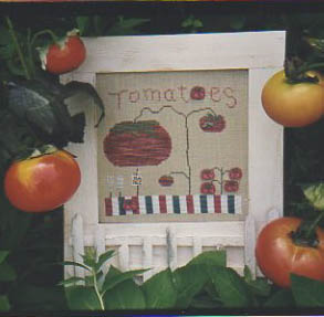 Tomatoes in a Garden