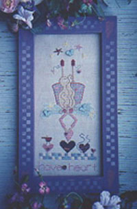 Folk Art Heart Angel