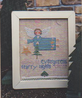 Folk Art Winter Angel