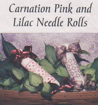 Carnation Pink & Lilac Needle Rolls