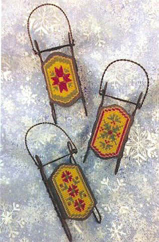 Sled Ornaments - Quaker Sleds