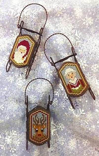 Sled Heads Sled Ornaments