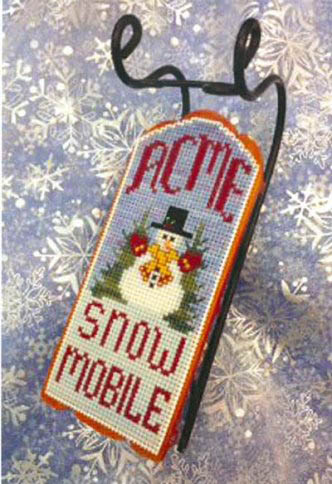 Sled Ornament - Acme Snow Mobile