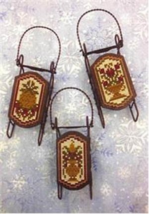 Della Robbia Sleds Sled Ornaments