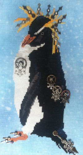 A Steampunk Rock Hopper Penguin