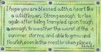 Heart Like A Wildflower #1 - Verse