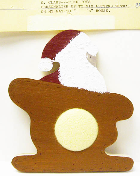 Santa in Sleigh Frame Kit