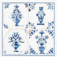 Antique Tiles - Flower Vases  Kit