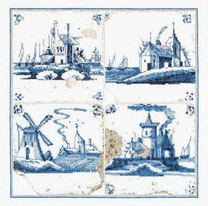 Antique Tiles - Villages  Kit