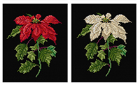 Poinsettia on Black Kit