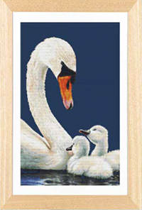 Swans & Cygnets Kit (Aida)