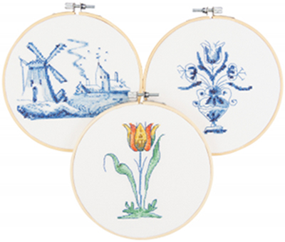 Delft Blue  (set of 3) Kit