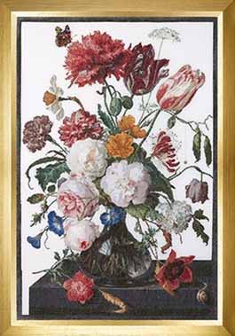 Still Life with Flowers Glass Vase Kit